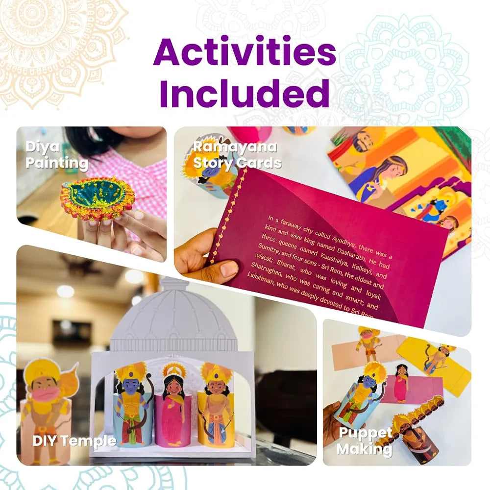 The Curious Bees - The Ramayana Tales | 4 Activities Included | Learn All About Ramayana with Fun Activities | Age Group : 4 Years+