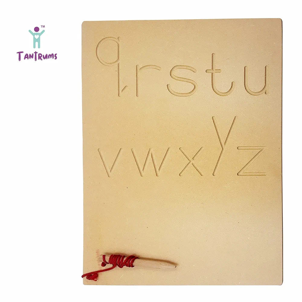 Tantrums Tracing Small ABC Wooden Board| Education Puzzle Learning Aid for Kids