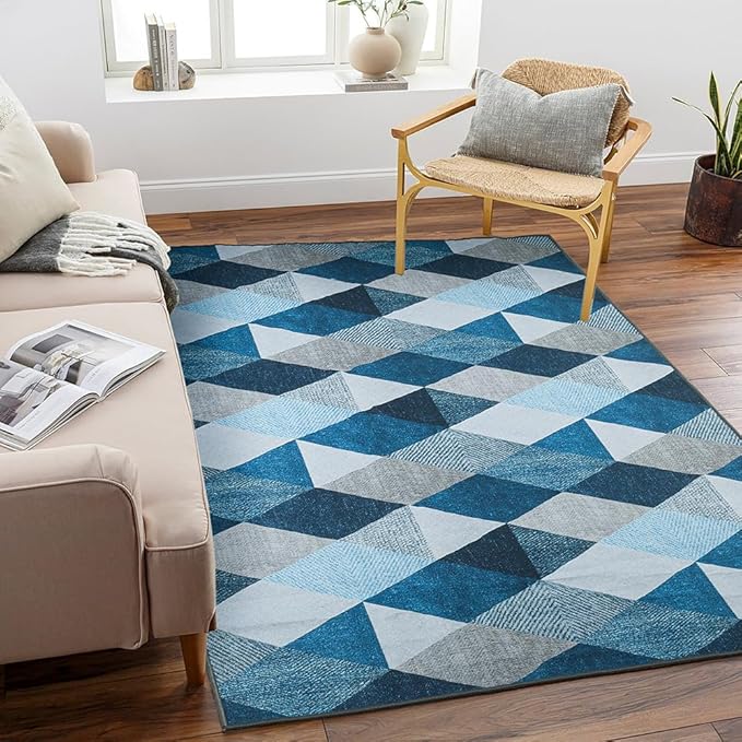 BSB Home 3D Jet Multi Printed 3D Jet Vintage Persian Carpet Rug Runner and Carpets for Bedroom