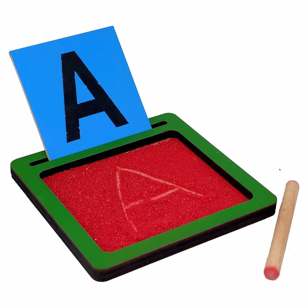 Tantrums Coloured Sand Paper with Tray | Learning Fun Education Puzzle Learning Aid for Kids