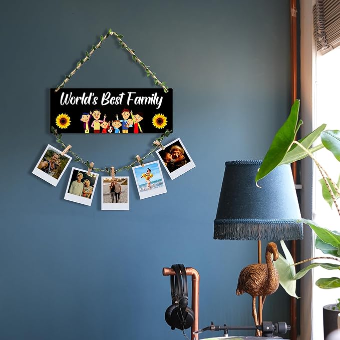 Sehaz Artworks Collage Photo Frames for Wall Photos for Walls Decoration Photo Clips