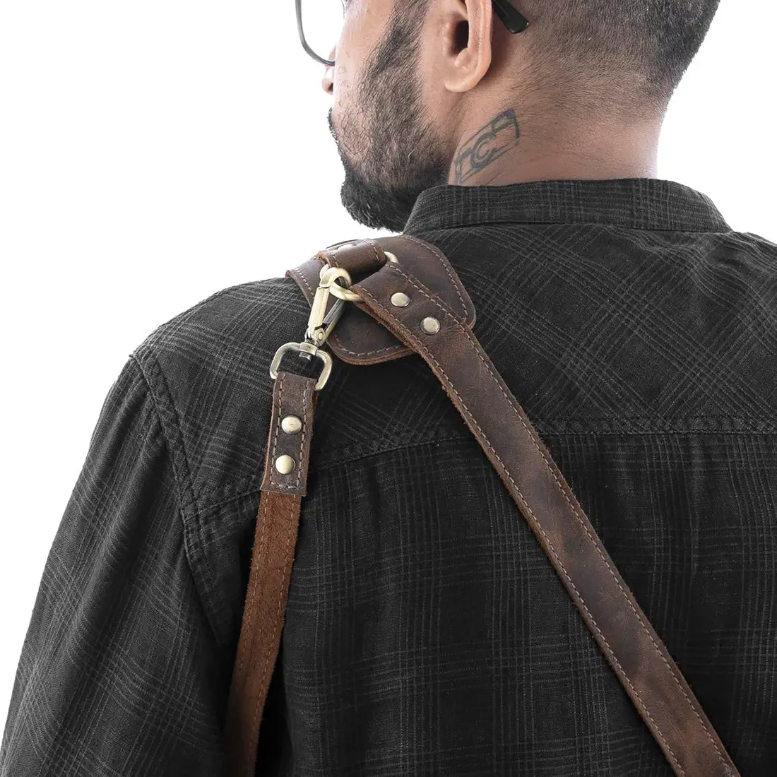 Goatter Hunter Leather Solo Camera Strap|Perfect Single Camera Belt | Cross Body Design |