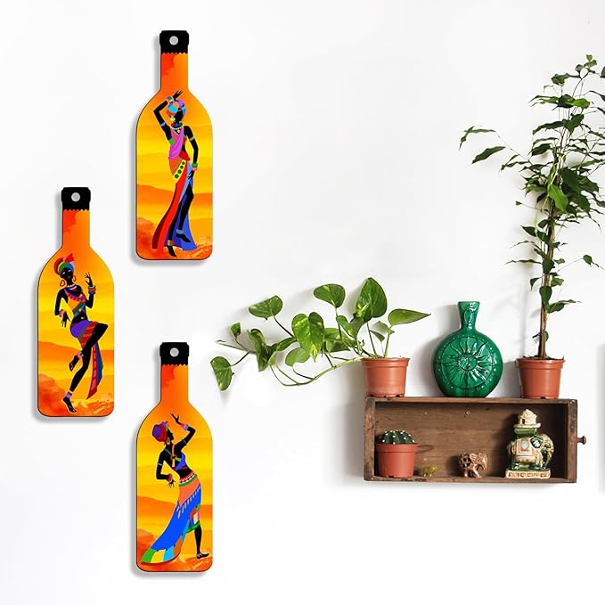 Sehaz Artworks Wall Hanging Decorative Items Home Decor Items for Wall African Dancing Girl