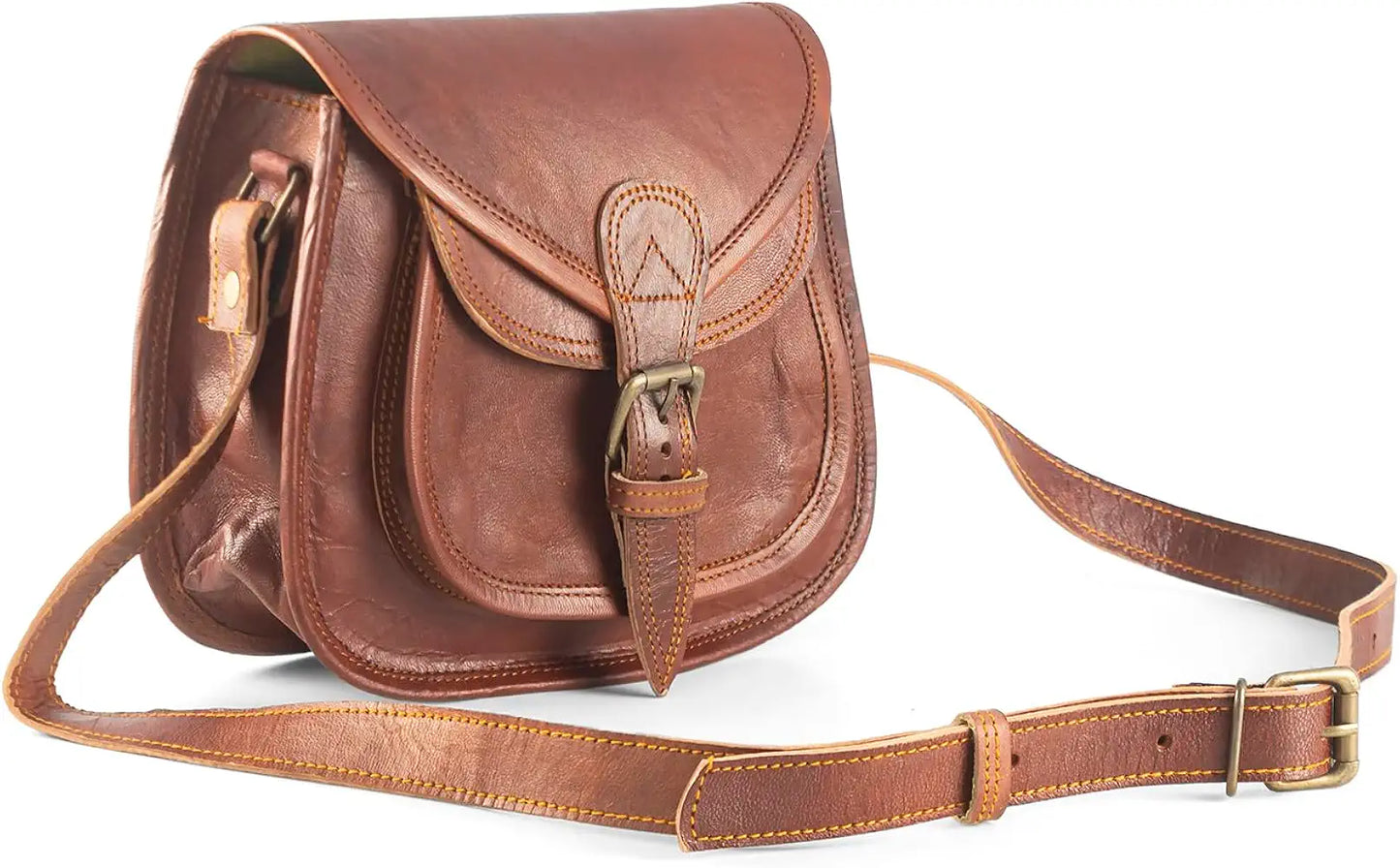 Goatter Genuine Leather Casual Sling Bag for Girls and Women