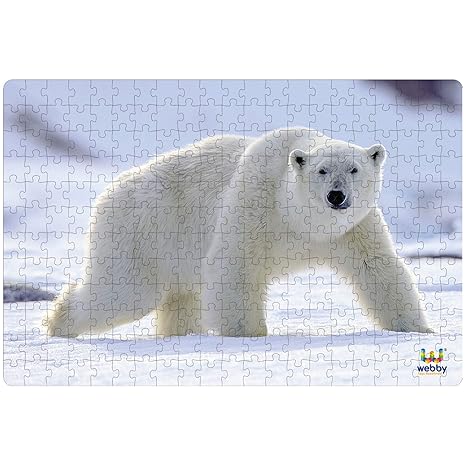Webby Polar Bear Jigsaw Floor Puzzle for 6+ Boys & Girls Toy
