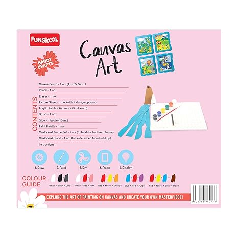 Funskool Handycrafts Canvas Art Art and Craft Kit Multicolor