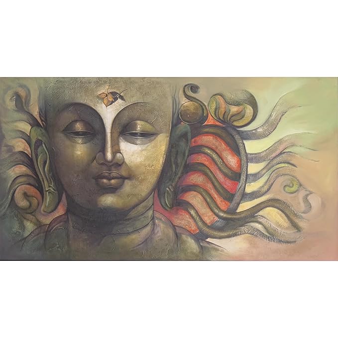 91knots Adiyogi Shiva, 1000 Pieces Premium Wooden Jigsaw Puzzle for Adults and Kids 12+ Years | Indian Artwork Puzzle With Unique Cuts