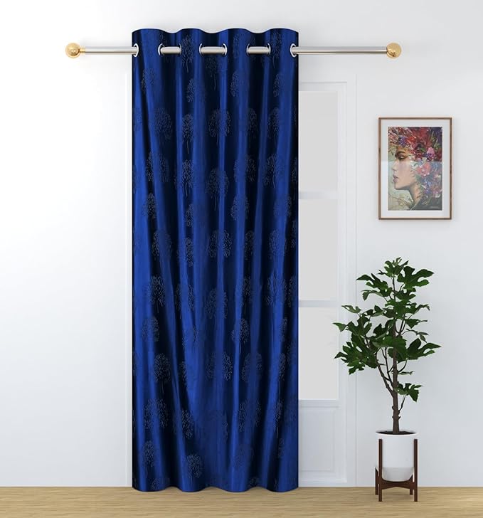 Fresh From Loom Window Curtains 5 Feet Long High Tenacity Yarn Polyester Punch Curtains