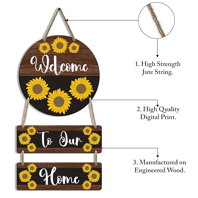 Sehaz Artworks Room Decor Wall Decor Items For Bedroom Wall Hangings For Home Welcome Home