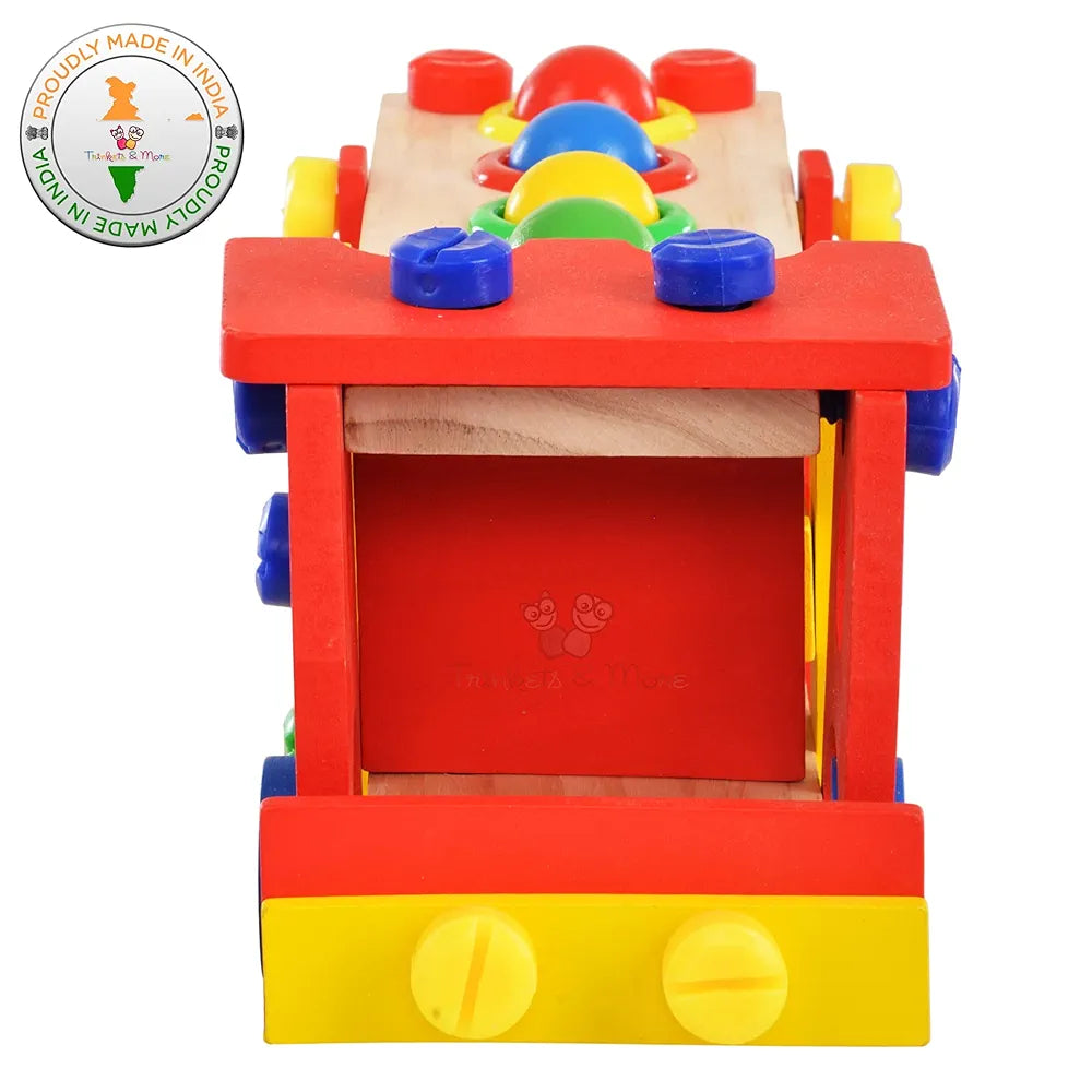 Trinkets & More - 2 in 1 DIY Screw Car Vehicle Hammer Ball | Reassembly Multifunction Building Blocks | Knock Tinker Toy | Educational Toy Kids 3+Years