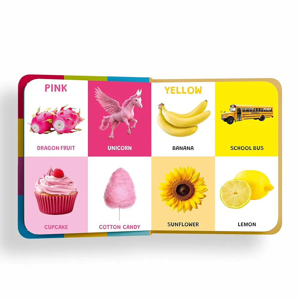 My First Padded Book of Color & Shape : Early Learning Padded Board Books for Children