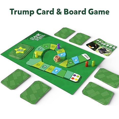 Skillmatics Trump Card & Board Game Rank & Roll Animals Memory Strategy Game