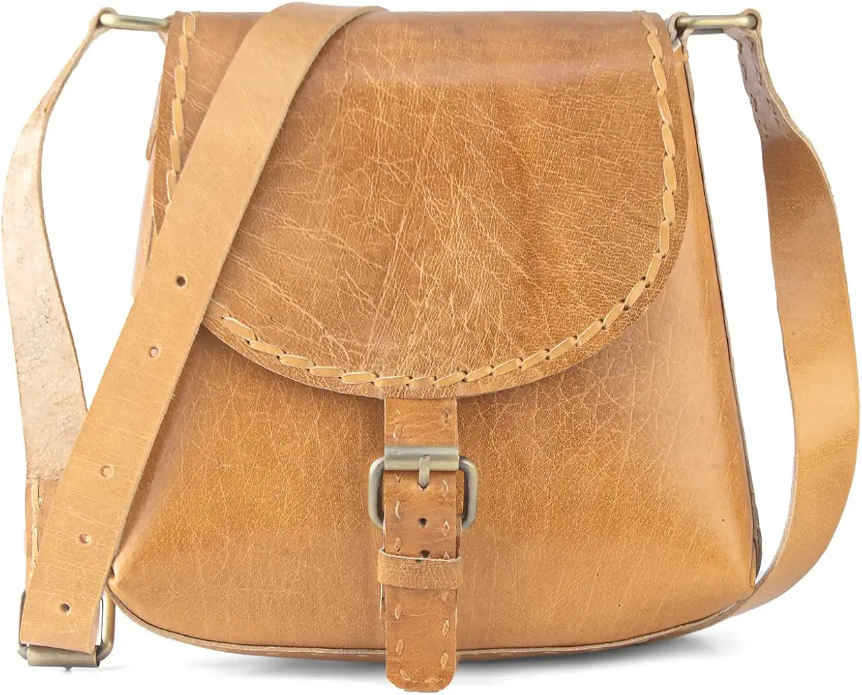 Goatter Genuine Leather Crossbody Sling Bag For Women's
