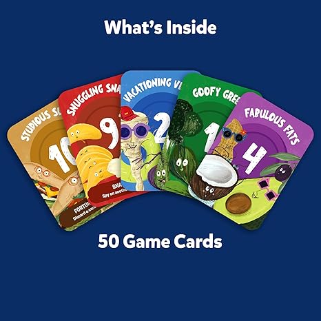 Skillmatics Card Game What's for Dinner Fun Strategy & Memory Games for Ages 7 and Up