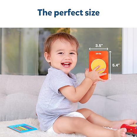 Skillmatics Thick Flash Cards for Toddlers Letters Numbers Shapes & Colors Montessori Toys