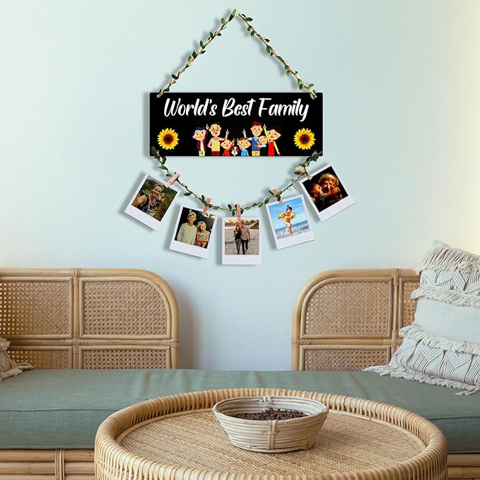 Sehaz Artworks Collage Photo Frames for Wall Photos for Walls Decoration Photo Clips