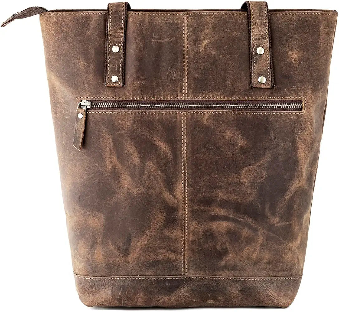 Goatter Genuine Leather Handbags For Working Women,