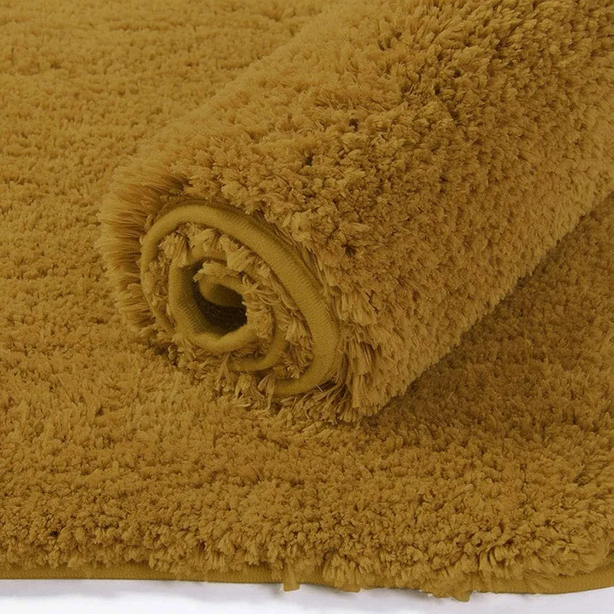 Luxe Home International Runner Super Soft Anti Skid Newman Rug For Bedroom Rectangular Colour Gold