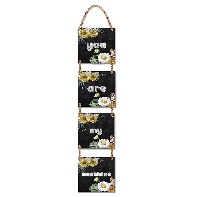 Sehaz Artworks Sunflower Wall Hangings Home Decor Items Stylish Living Room - 4-0013