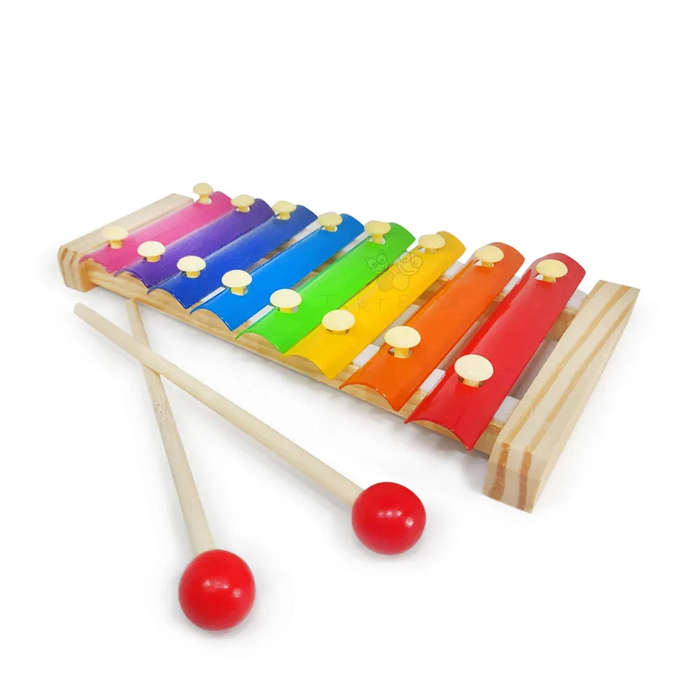 Trinkets & More® - Xylophone for Kids Wooden Musical Instruments Piano Toy Baby Children Toddlers 6 Months + .