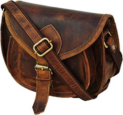 Craftshades – 7.9 Inch Buffalo Leather Sling Bag for Girls and Boys