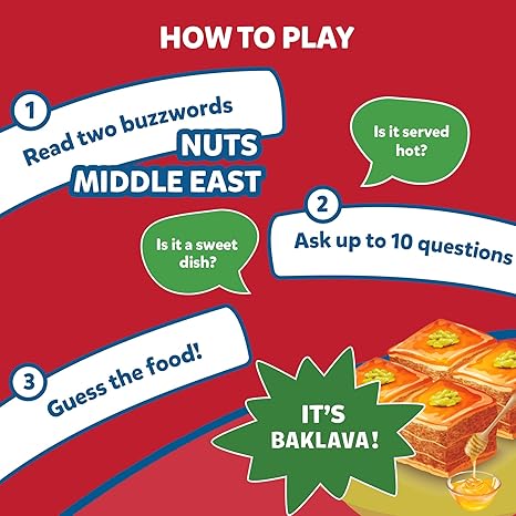 Skillmatics Card Game Guess in 10 Foods Around The World Educational Travel Toys