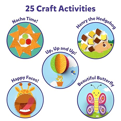 Skillmatics Art & Craft Activity Kit Snip Snip Practice Scissor Skills Craft Kits & Supplies 25 DIY Activities