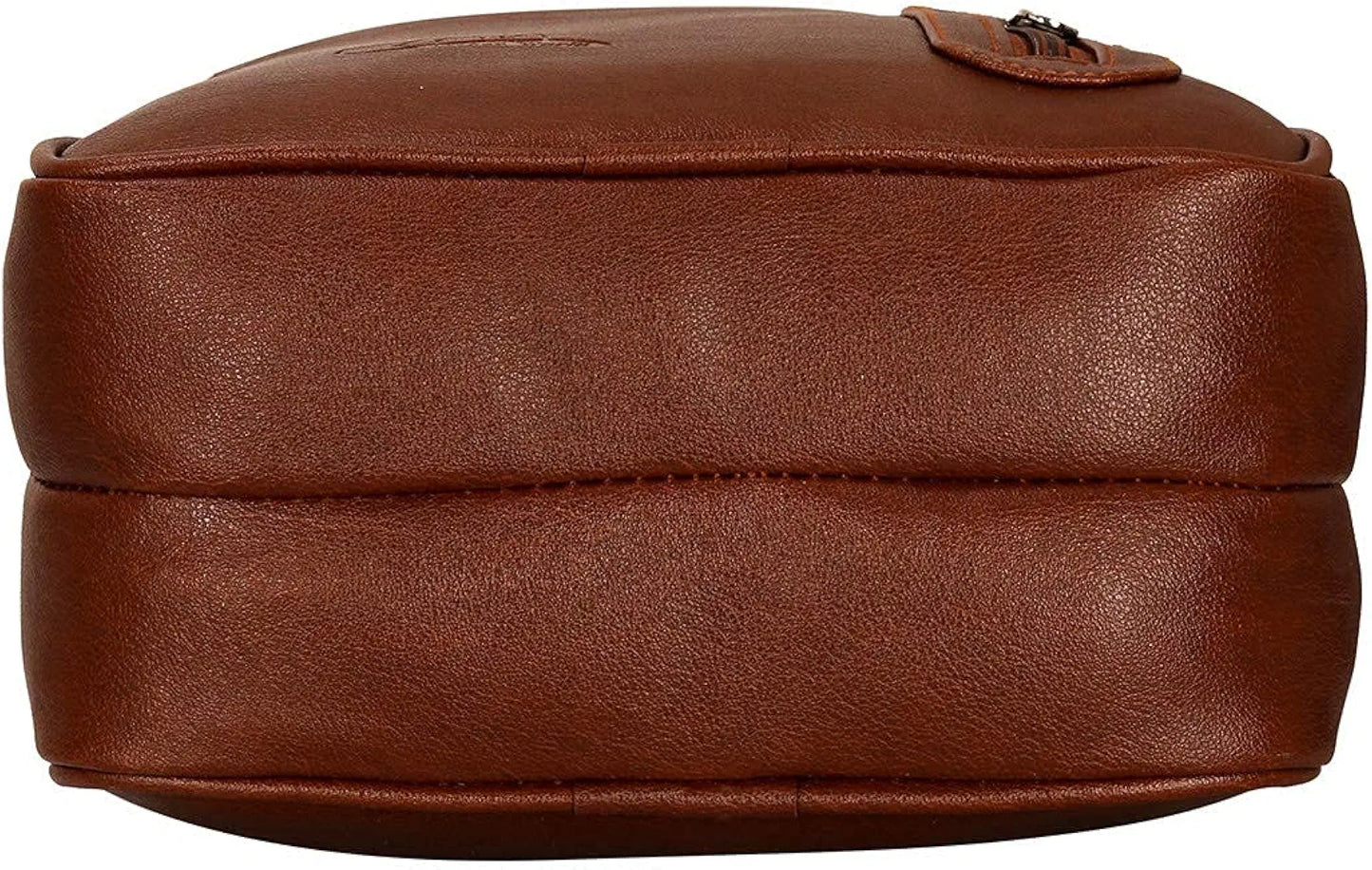 Leather World Sling Bag for Men PU Leather Messenger Cross Body Travel Office One Side Chest Shoulder Bag for Men & Women