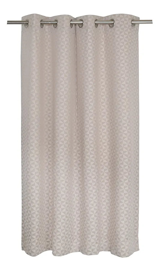 Saral Home Chevron Designer Curtains Grey