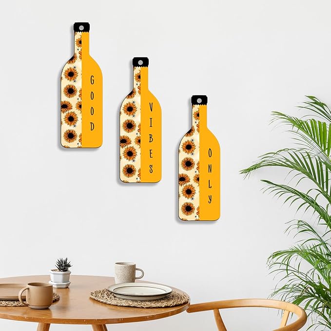 Sehaz Artworks Positive Vibes Home Decor Wall Hanging Decor Decoration Items for Living Room
