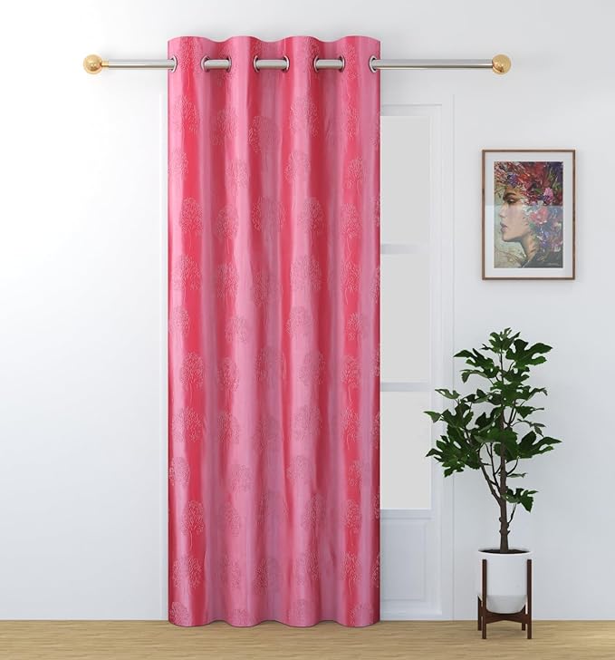 Fresh From Loom Window Curtains 5 Feet Long High Tenacity Yarn Polyester Punch Curtains