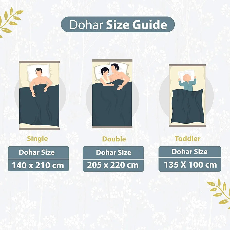 Divine Casa Microfiber Floral Single Dohar 120 GSM Soft & Lightweight Throw Blanket Colour Grey & White