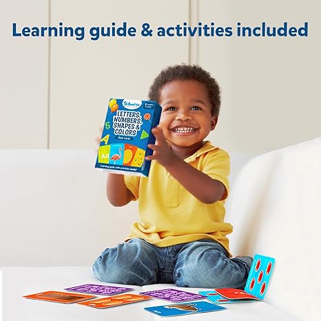 Skillmatics Thick Flash Cards for Toddlers Letters Numbers Shapes & Colors Montessori Toys