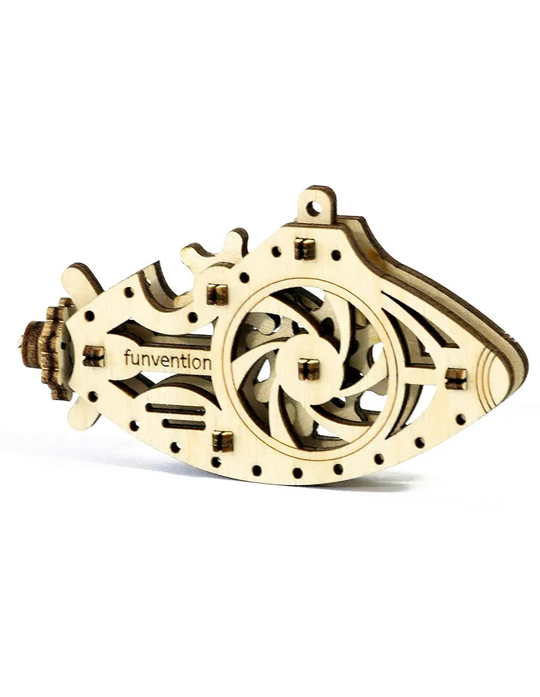 Funvention- for Little Scientist in Every Kid Fun Fidgets Ships Stem Learning 3D Puzzle Kit , Multicolor