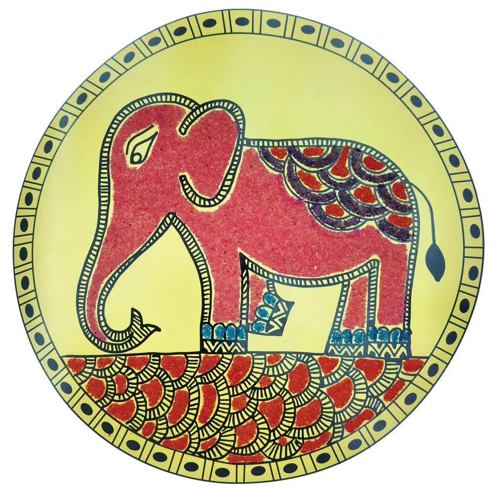 TOYKRAFTT Sand Art Kit for Kids| Madhubani Simple and Symbolic| Art and Craft Madhubani Sand Art Activity| Gift for 6 to 8 Year Old| Return Gifts for Kids Birthday