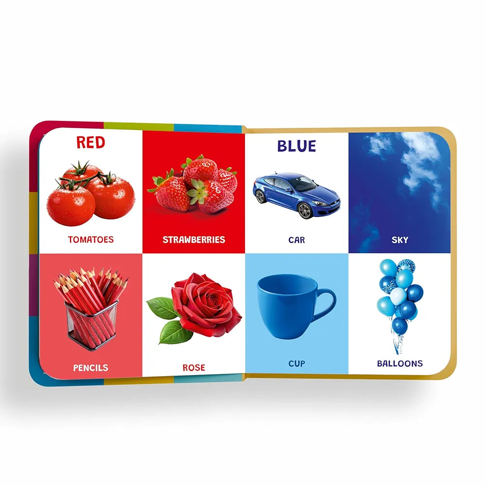 My First Padded Book of Color & Shape : Early Learning Padded Board Books for Children