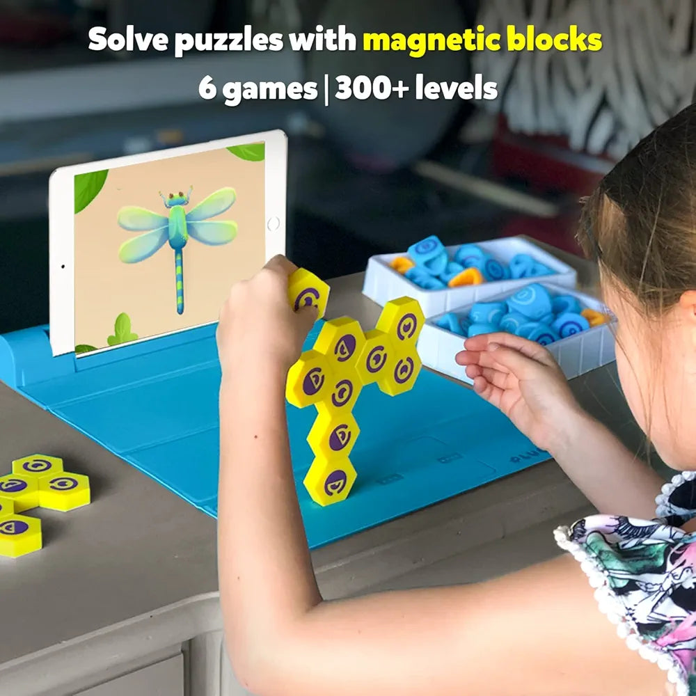 Shifu Plugo STEM Wiz Pack AR-Powered Toy with Count and Link Kit for Kids - Math Puzzles Challenges Fun Learning, Interactive Game