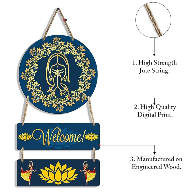 Sehaz Artworks Wall Hangings for Home Decoration Wooden Home Decor Items for Living Room