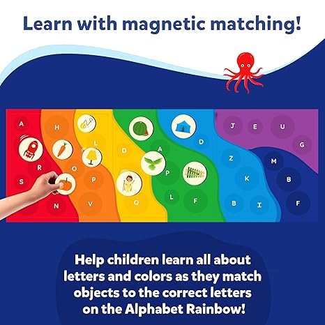 Skillmatics Magnetic Matching Activity The Alphabet Rainbow Preschool Learning Toy