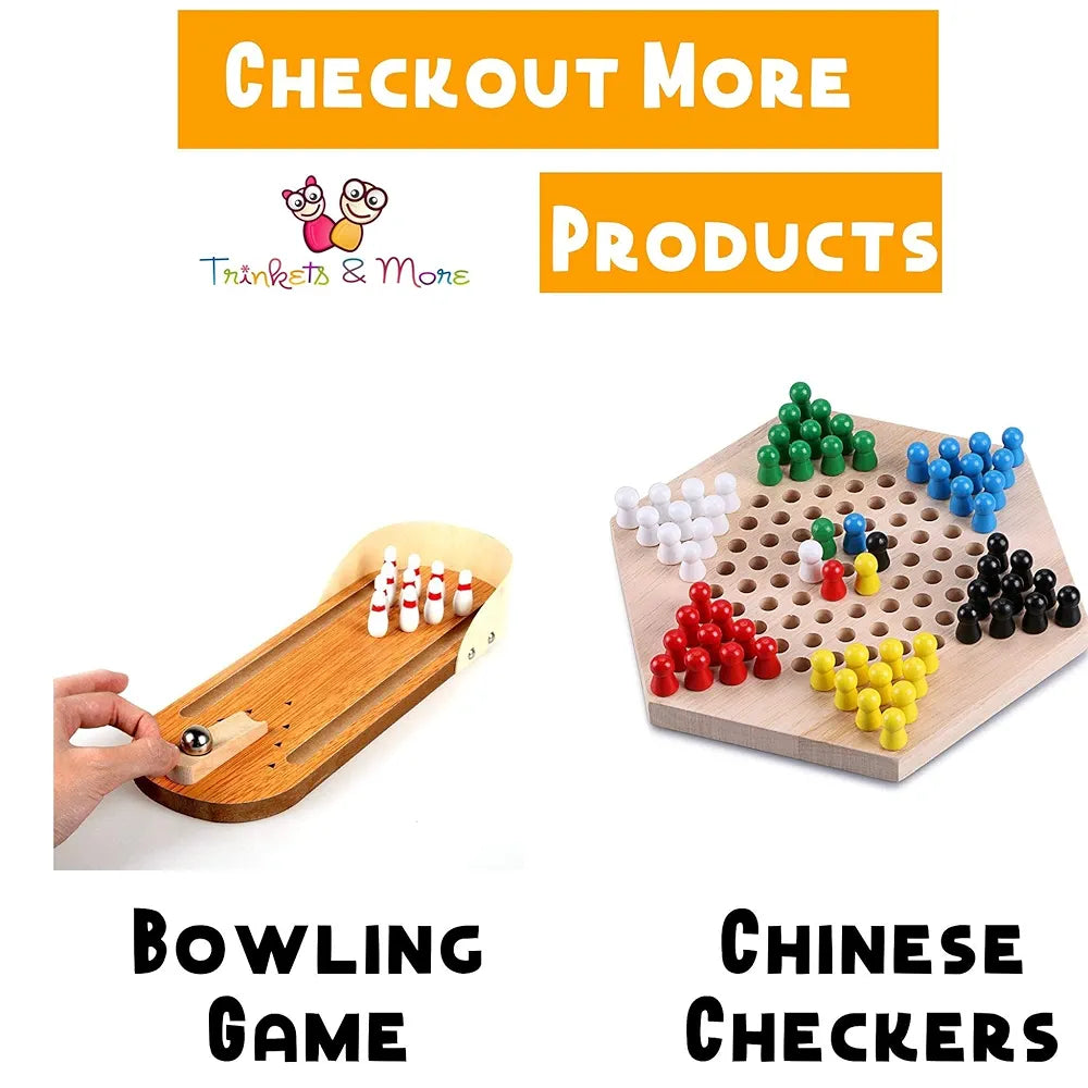 Trinkets & More - Mikado | Wooden 31 Pick-Up Sticks | Best Return Gift | Fun Family Indoor Board Game for Adults and Kids 5+ Years