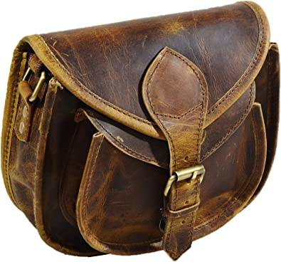 Craftshades – 7.9 Inch Buffalo Leather Sling Bag for Girls and Boys