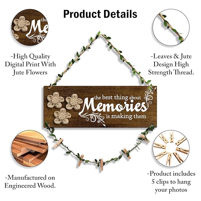 Sehaz Artworks Photo Frames For Wall Decoration Memories Wall Hanging Room Decor Items