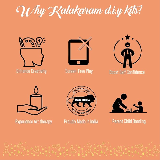 Kalakaram Easter Joy Craft Activity Kit for Kids | Celebrate and Craft Your Own Easter Day | Activity Kit for Children