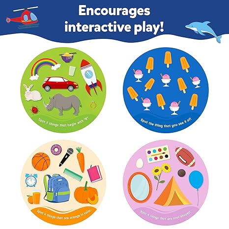 Skillmatics Flash Cards for Toddlers Spot & Learn Letters Numbers Shapes & Colours Preschool Learning