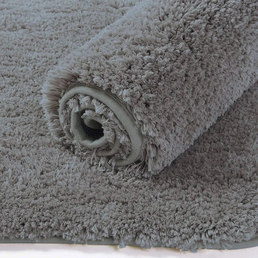 Luxe Home International Runner Super Soft Anti Skid Newman Rug For Bedroom Rectangular Colour Silver