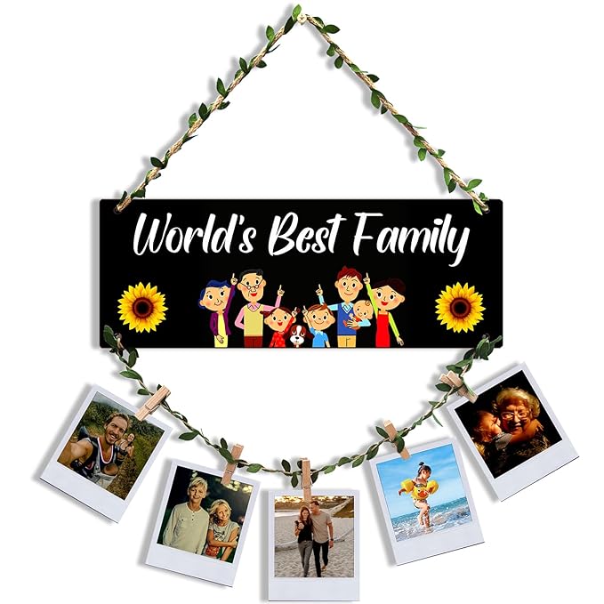 Sehaz Artworks Collage Photo Frames for Wall Photos for Walls Decoration Photo Clips