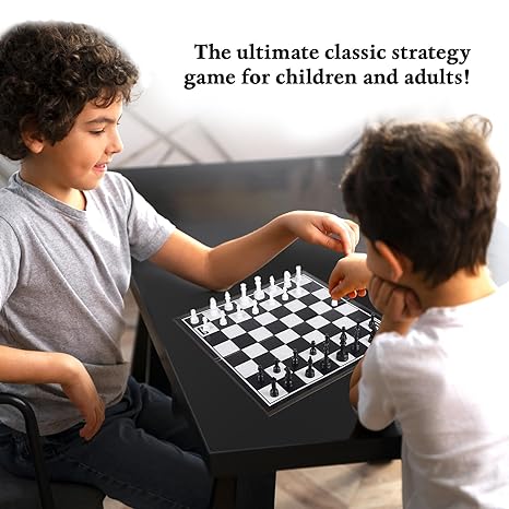 Funskool Games, Black And White Chess Board Set Strategy Game