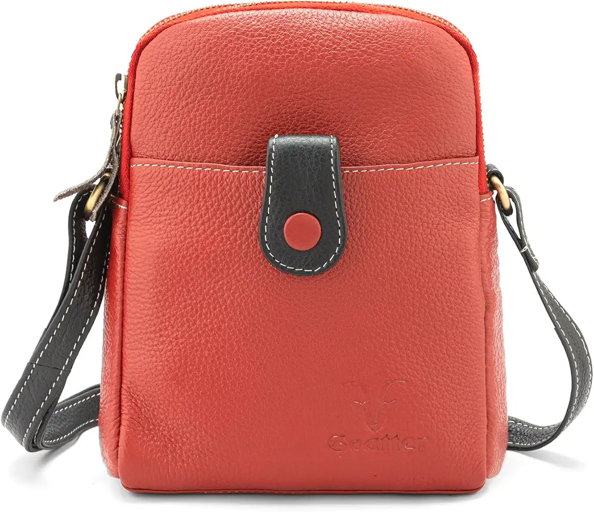 Goatter Genuine Leather Small Sling Cross-Body Bag For Girls And Women's