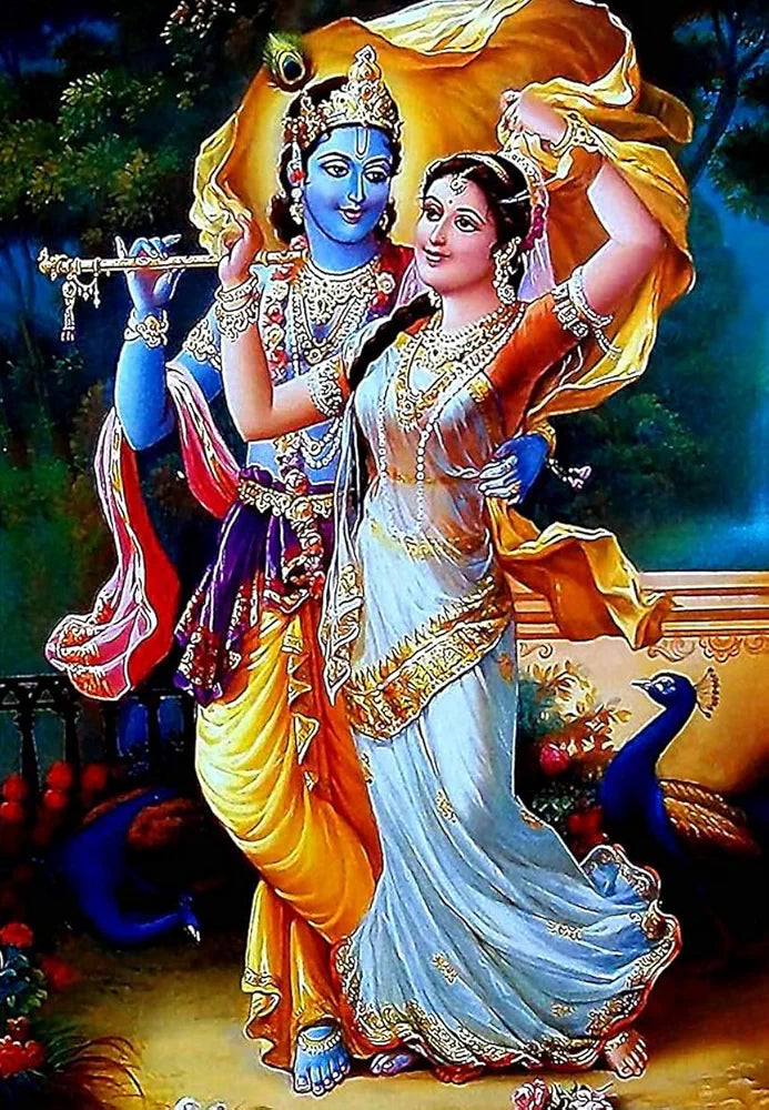 TULIP N TURTLE Radha Krishna Duo DIY 5D Diamond Painting by Number Kits Diamond Drill Diamond Painting kit Cross Stitch Pictures Arts Craft