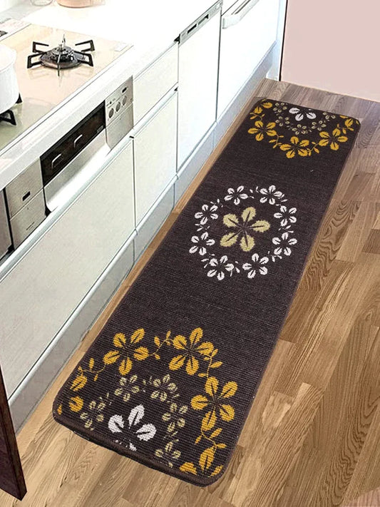 Saral Home Zinta Floral Soft Cotton Durable & Washable Multipurpose Runner